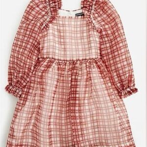 Crewcuts Plaid Red Kids Dress